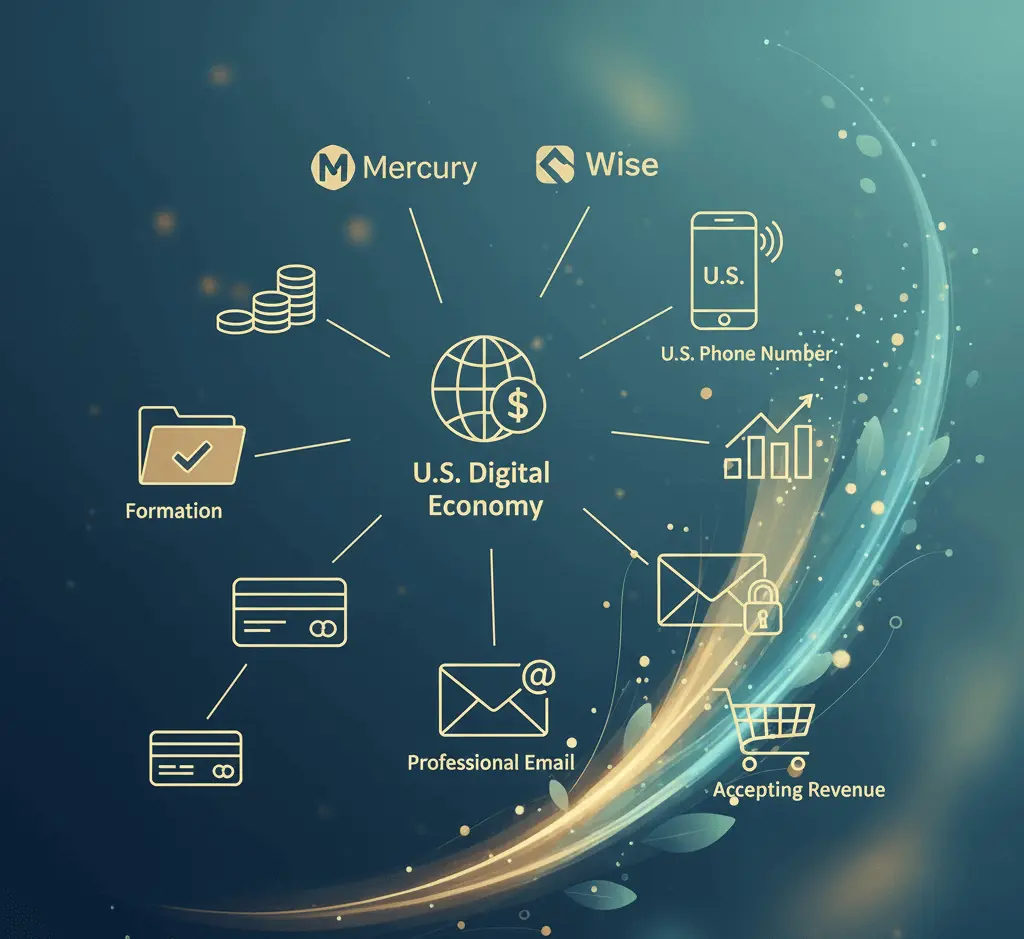 US Company Formation Step 4: Remote Banking Setup & Digital Business Infrastructure — Monezzi